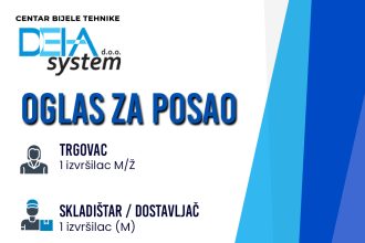 DEHA System: Potreban trgovac i skladištar
