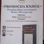 U Tešnju promocija knjige ‘Semiotika Bosne’ autora prof. dr. Senadina Lavića