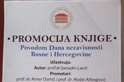 U Tešnju promocija knjige ‘Semiotika Bosne’ autora prof. dr. Senadina Lavića