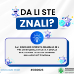 Dan sigurnijeg interneta 2026: Bosna i Hercegovina ponovo ujedinjena u zaštiti djece u digitalnom svijetu