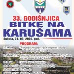 33. godišnjica bitke na Karušama