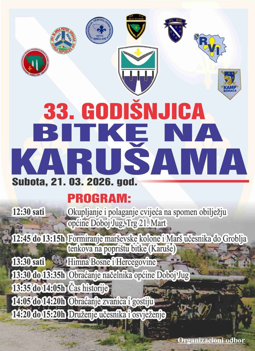 33. godišnjica bitke na Karušama 33. godišnjica bitke na Karušama