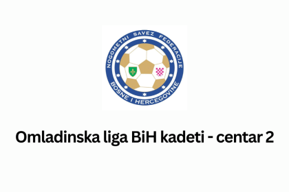 Fudbal: Omladinska liga BiH Kadeti – Centar 2 – 20. kolo