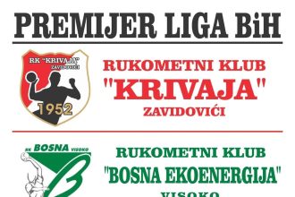 Premijer liga BiH: RK Krivaja Zavidovići dočekuje RK Bosna Ekoenergija Visoko