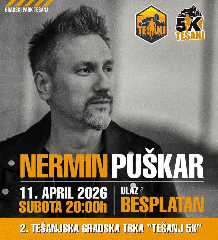 Nermin Puškar: Koncert u Gradskom parku 11. aprila Nermin Puškar: Koncert u Gradskom parku 11. aprila