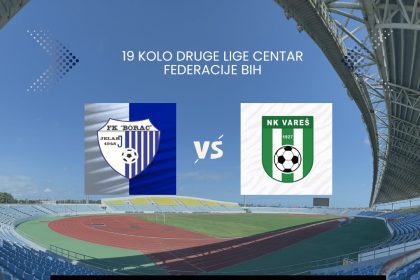 19. kolo Druge lige Centar: FK „Borac“ Jelah – NK „Vareš“ Vareš