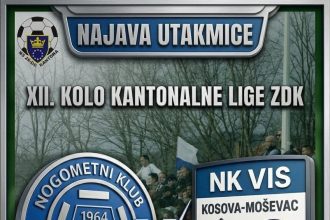 Najava utakmice: XII. kolo Kantonalne lige ZDK NK Novi Šeher – NK Vis Kosova-Moševac